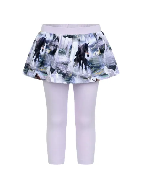 Molo graphic-print skirted leggings