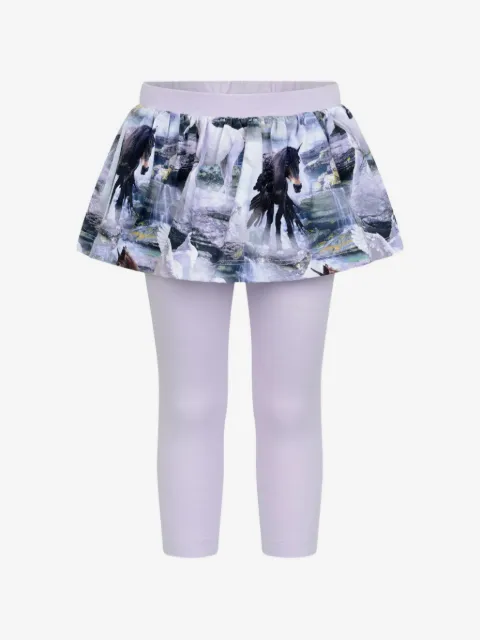 Molo graphic-print skirted leggings