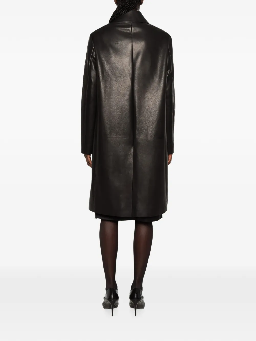 The Row Cintia jas met enkele rij knopen Zwart
