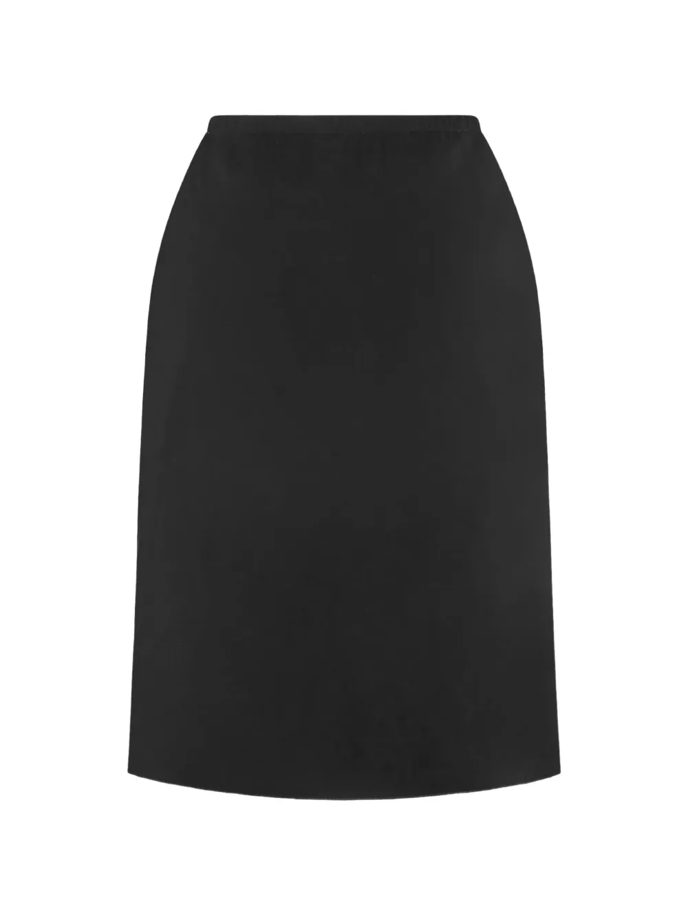 The Row Ivera Elasticated-waistband Midi Skirt in Black, view 2