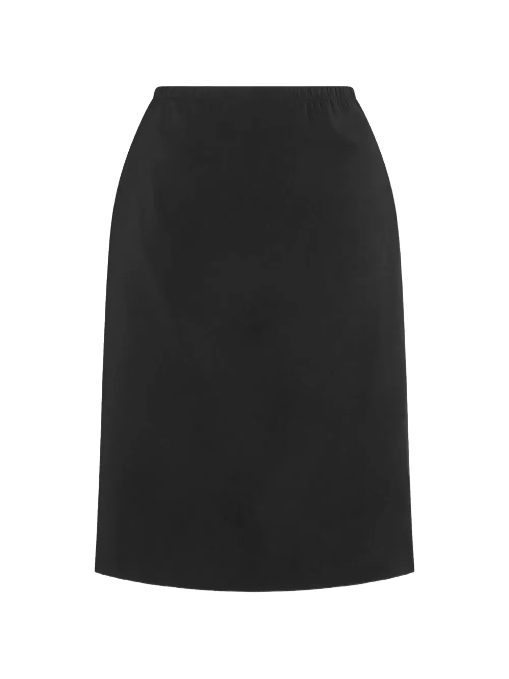The Row Ivera elasticated-waistband midi skirt - Black