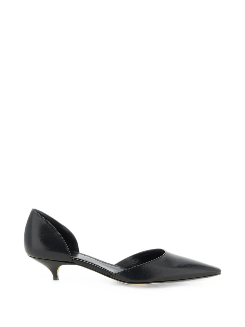 The Row Liisa D'Orsay kitten pumps Zwart