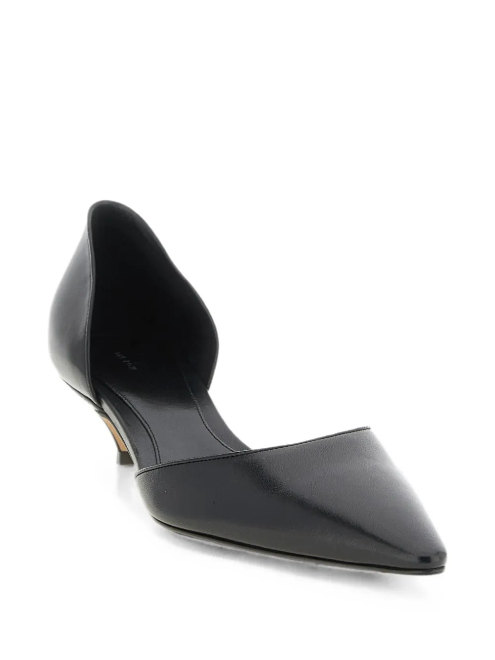 The Row Liisa D'Orsay kitten pumps Zwart