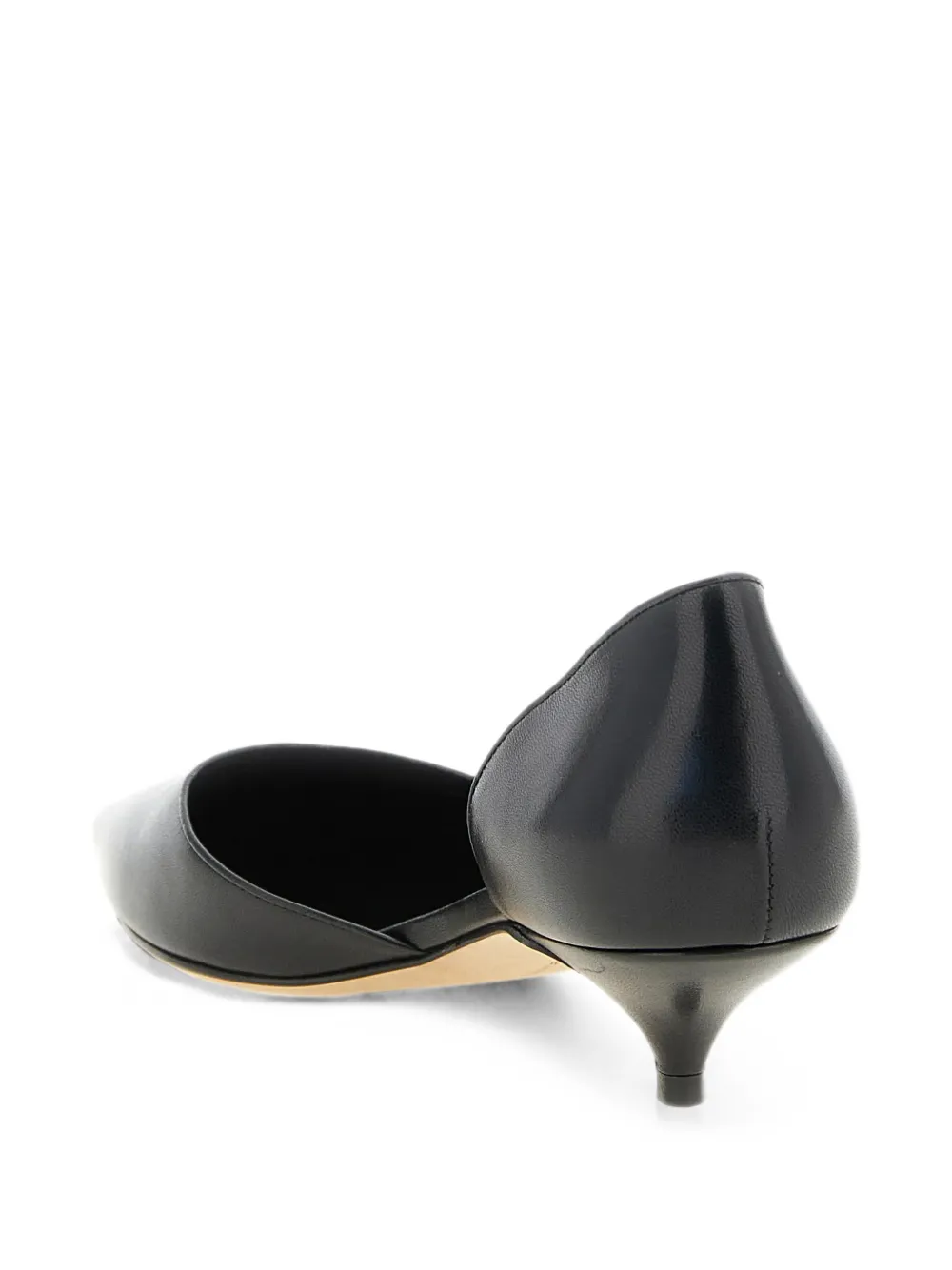 The Row Liisa D'Orsay kitten pumps Zwart