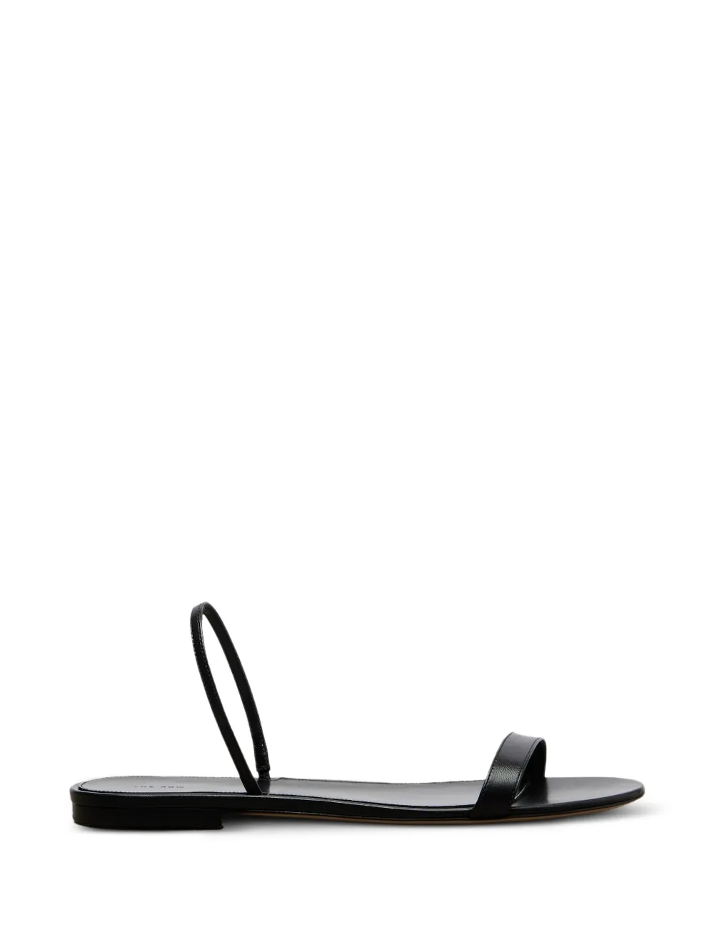 The Row Ella platte sandalen Zwart