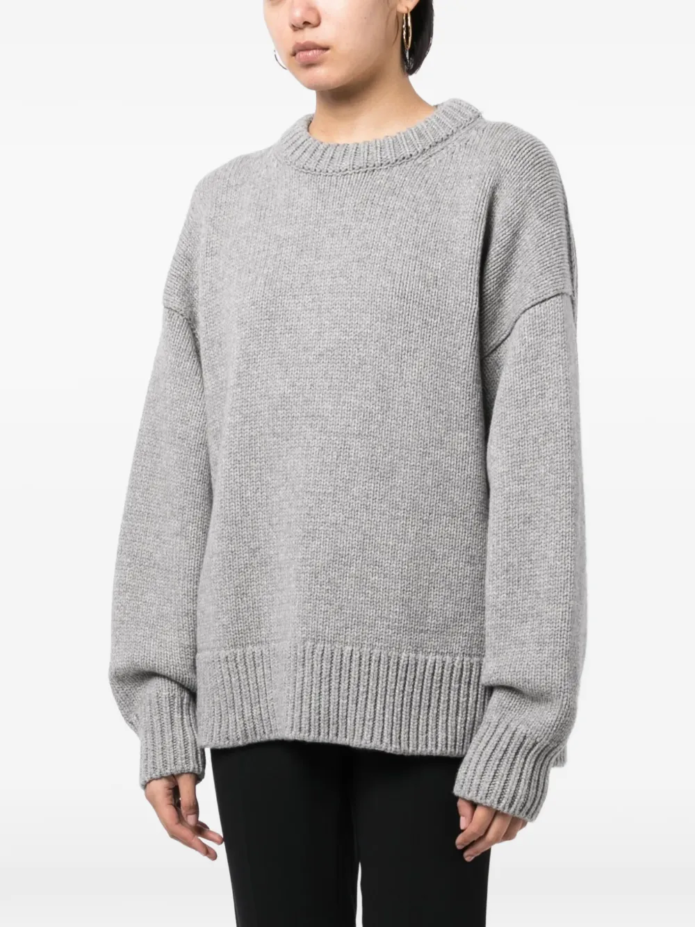 The Row Ophelia Sweater in Grey, view 3