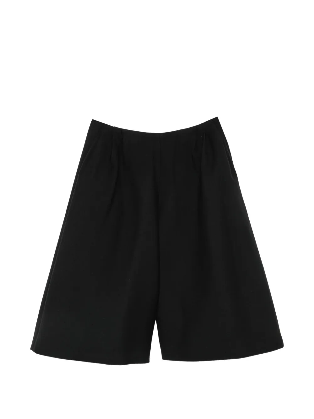 The Row Shorts sartoriali Rina con pieghe - Nero
