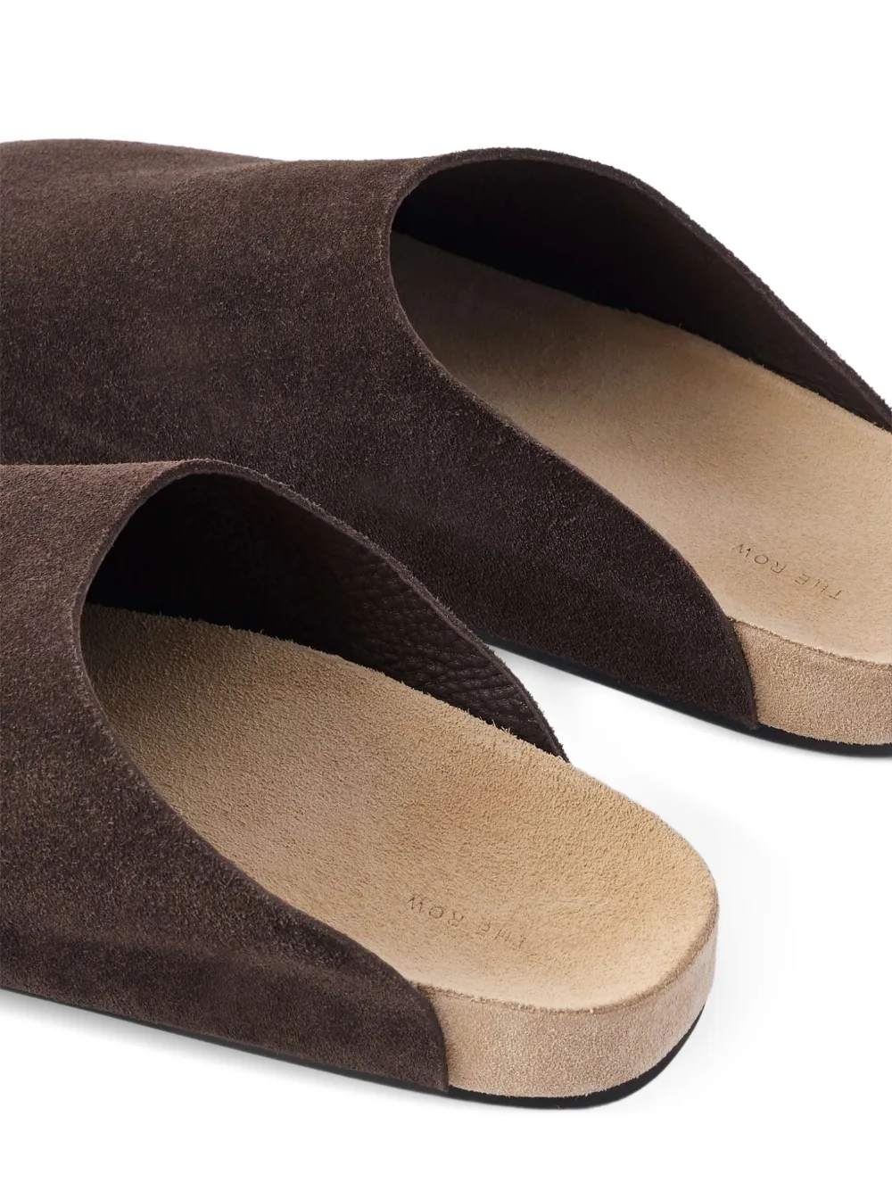 The Row Hudson Two slippers Bruin