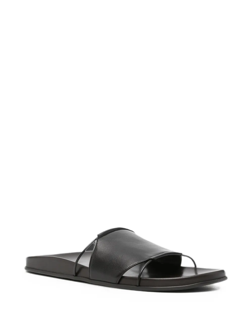 The Row Vivienne slides Zwart