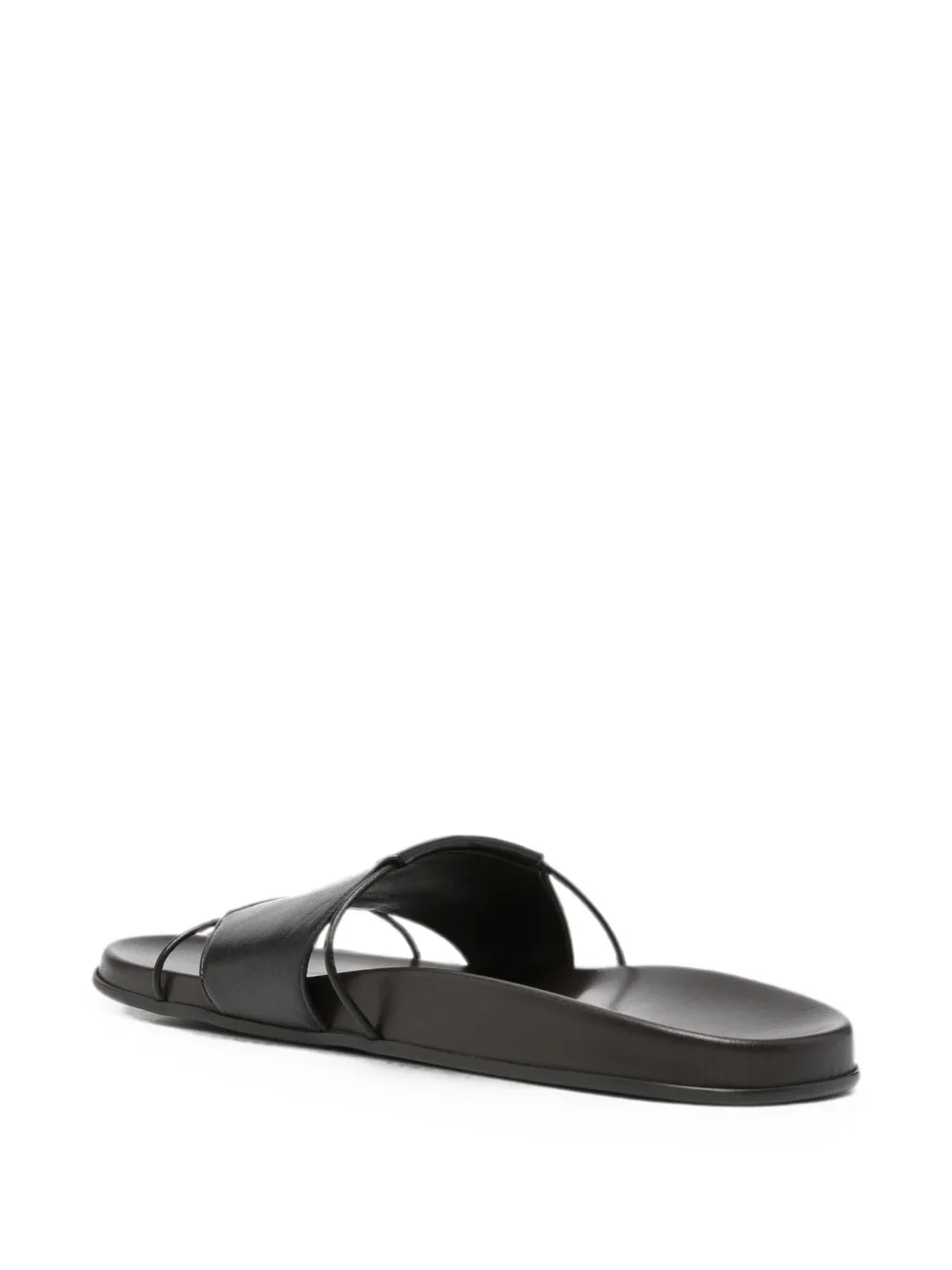 The Row Vivienne slides Zwart