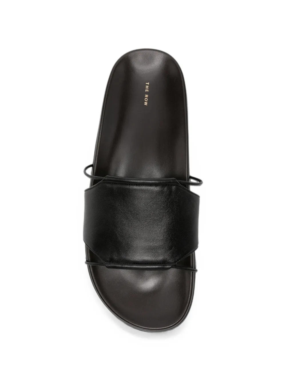 The Row Vivienne slides Zwart