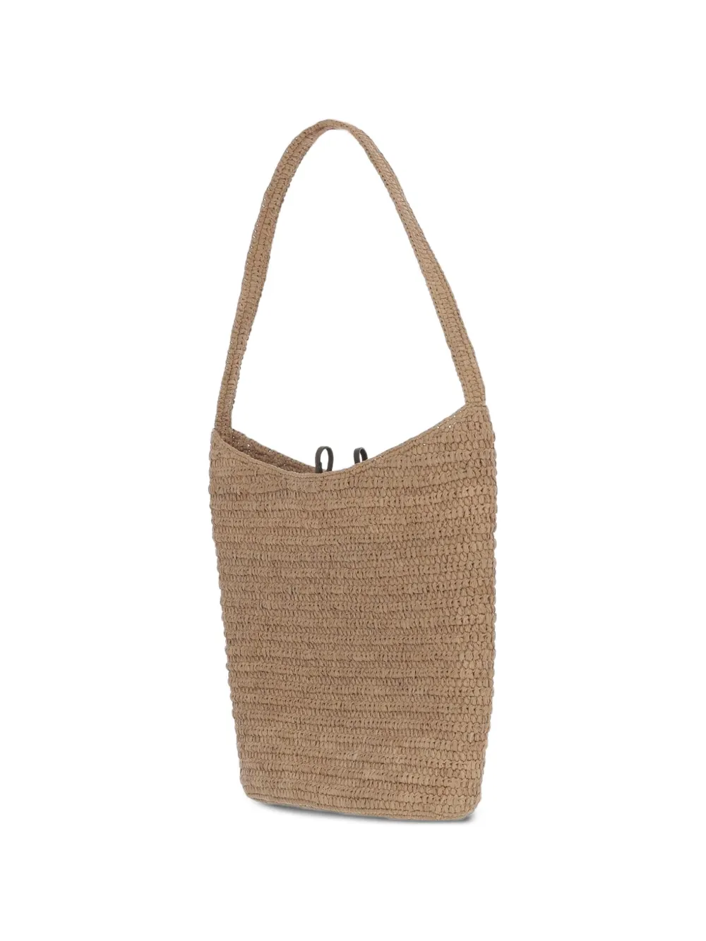 The Row Alma geweven schoudertas Beige