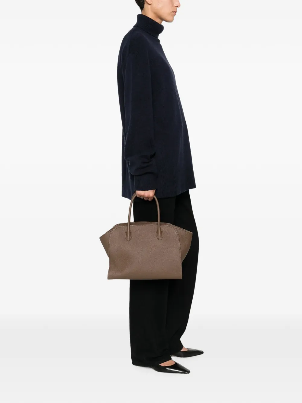 The Row Marlo 12 Handbag In Brown