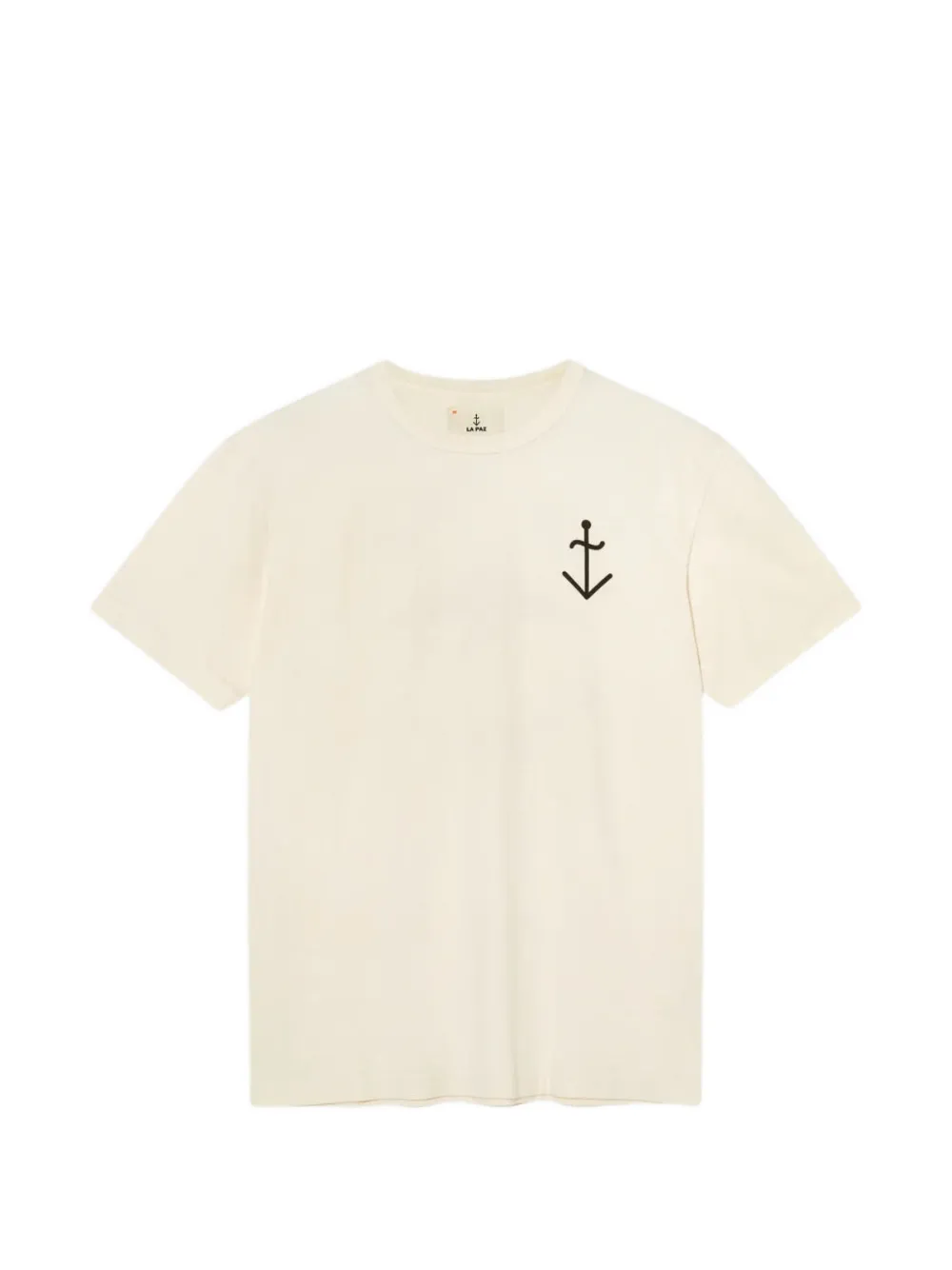 LA PAZ Guerreiro Lisboa logo-print T-shirt - Toni neutri