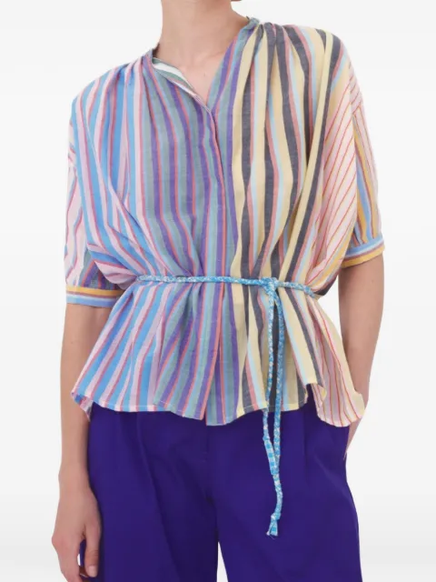 mii Artemis striped cotton shirt