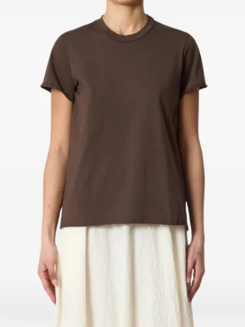 Labo Art raw-edge short-sleeve T-shirt