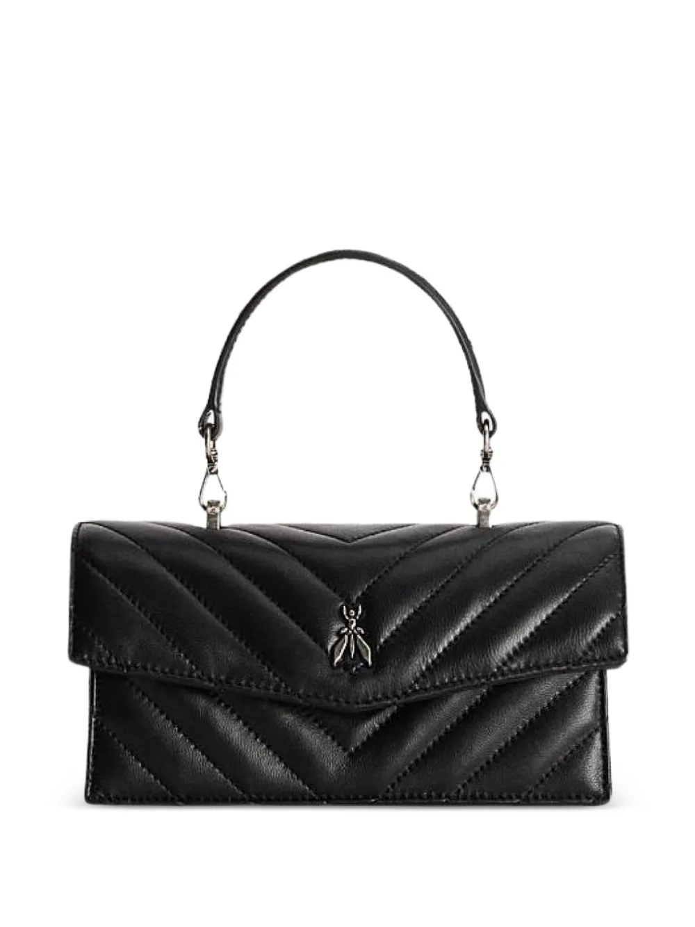 Patrizia Pepe Fly Bamby quilted shoulder bag - Schwarz