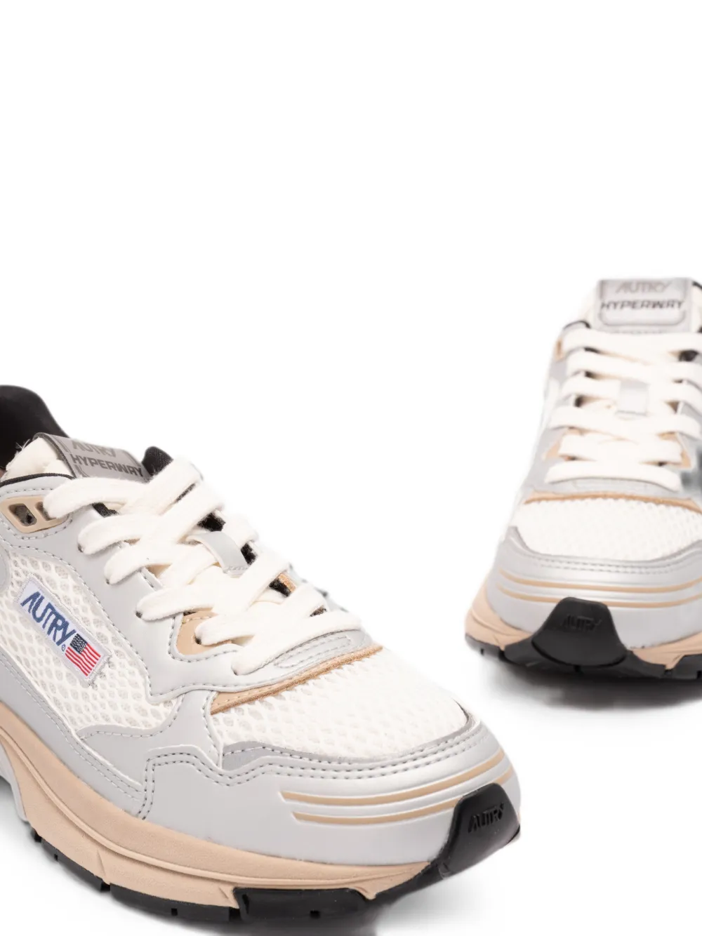 Autry Hyperway mesh-panel sneakers Wit