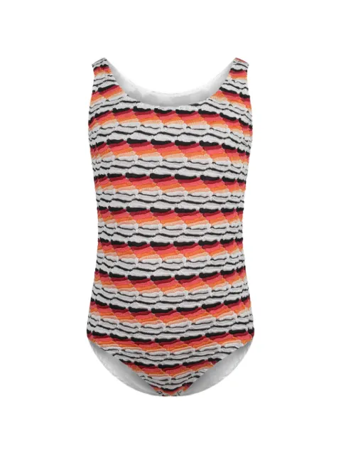 Missoni Kids traje de baño tejido en zigzag