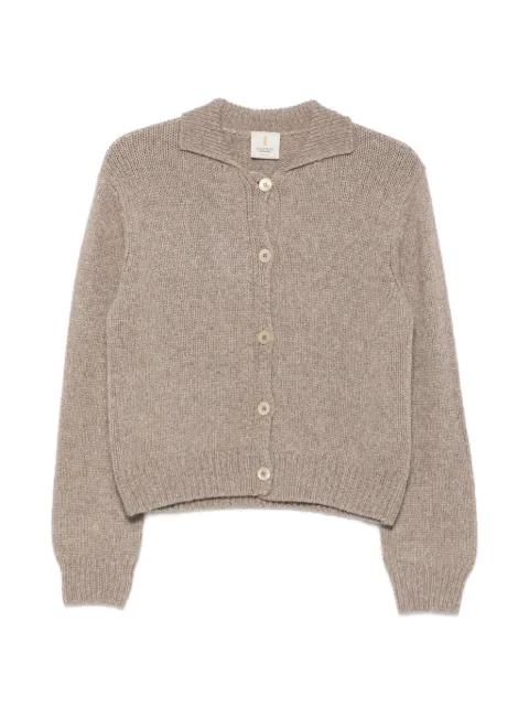 Incentive! Cashmere Daliah button-up collared cardigan