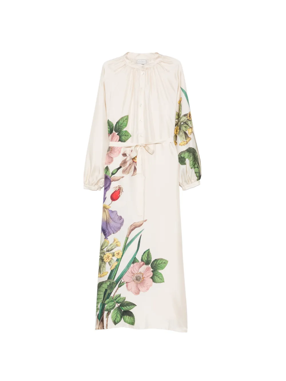 Pierre-Louis Mascia floral-print maxi dress - Neutrals
