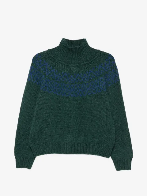 Incentive! Cashmere Suéter Eleonora Fair Isle com gola alta