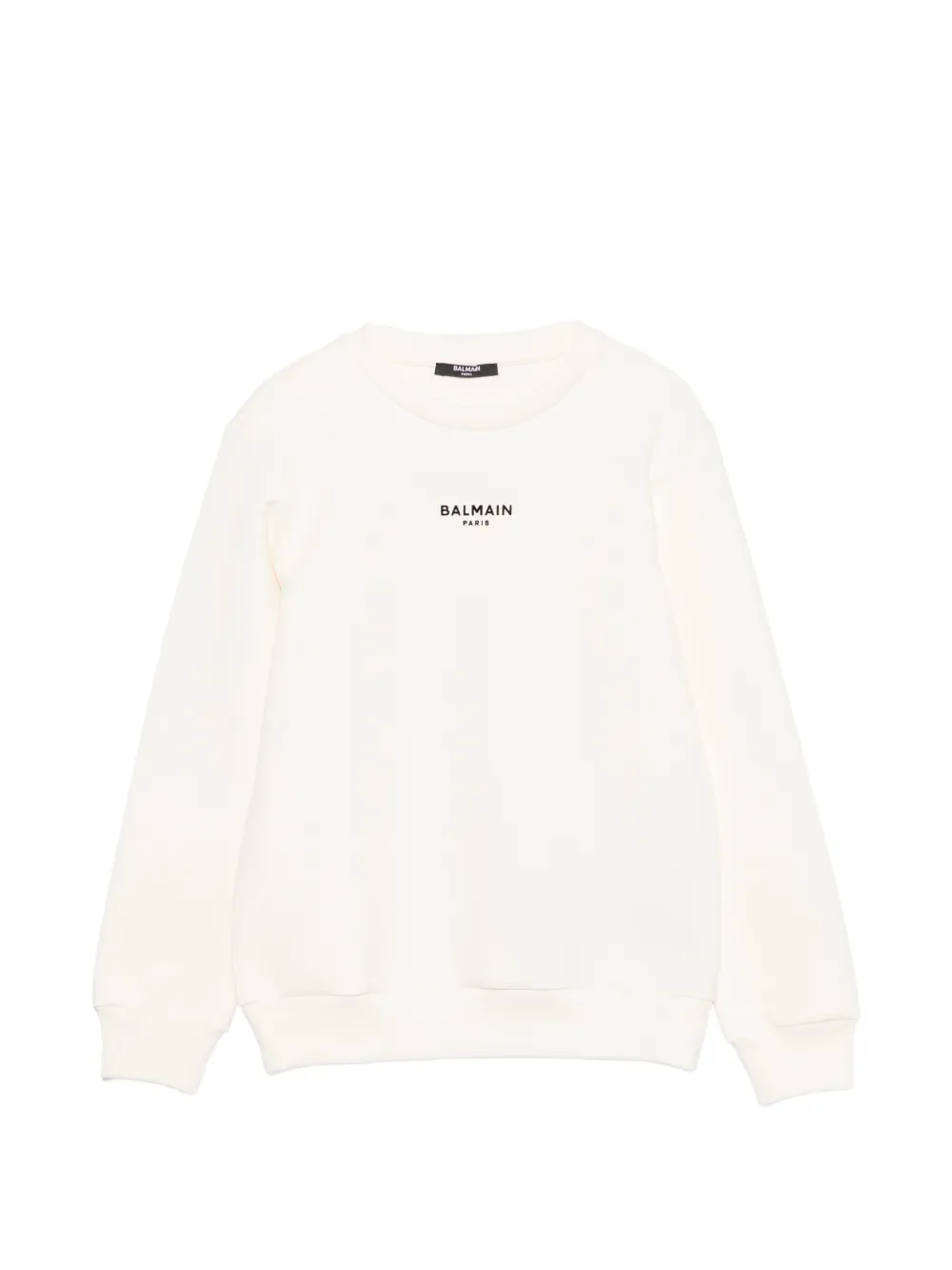 Balmain Kids logo-print sweatshirt - Toni neutri