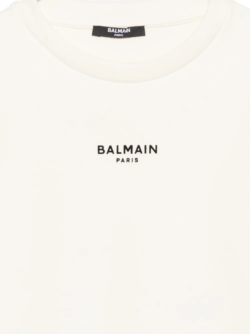 Balmain Kids Sweater met logoprint Beige