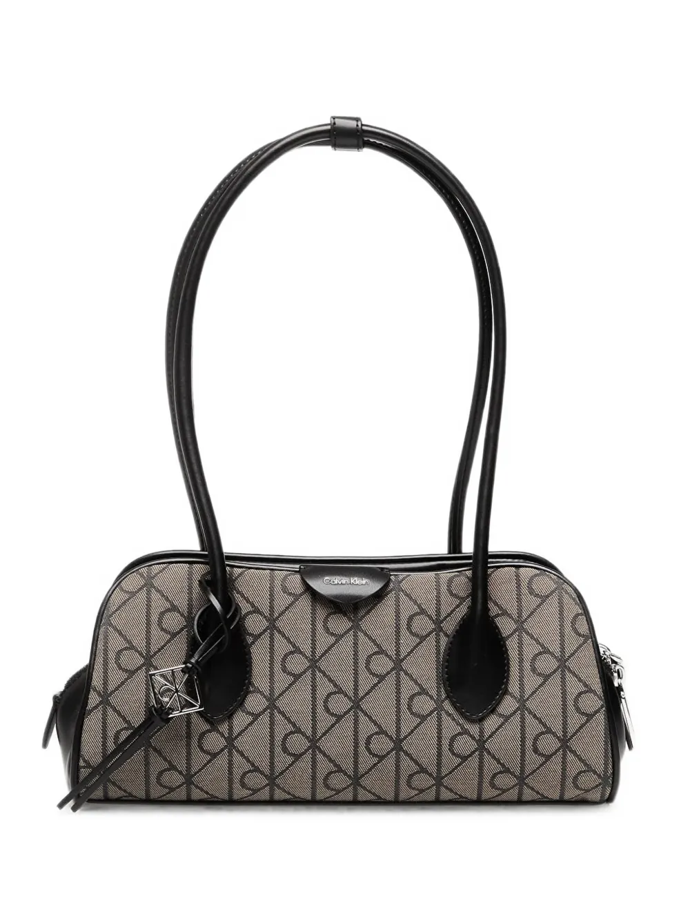 Calvin Klein monogram-print shoulder bag - Toni neutri