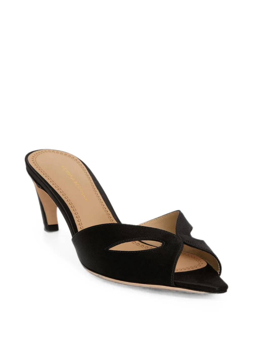 Victoria Beckham Harlow Mask cutout sandals Zwart