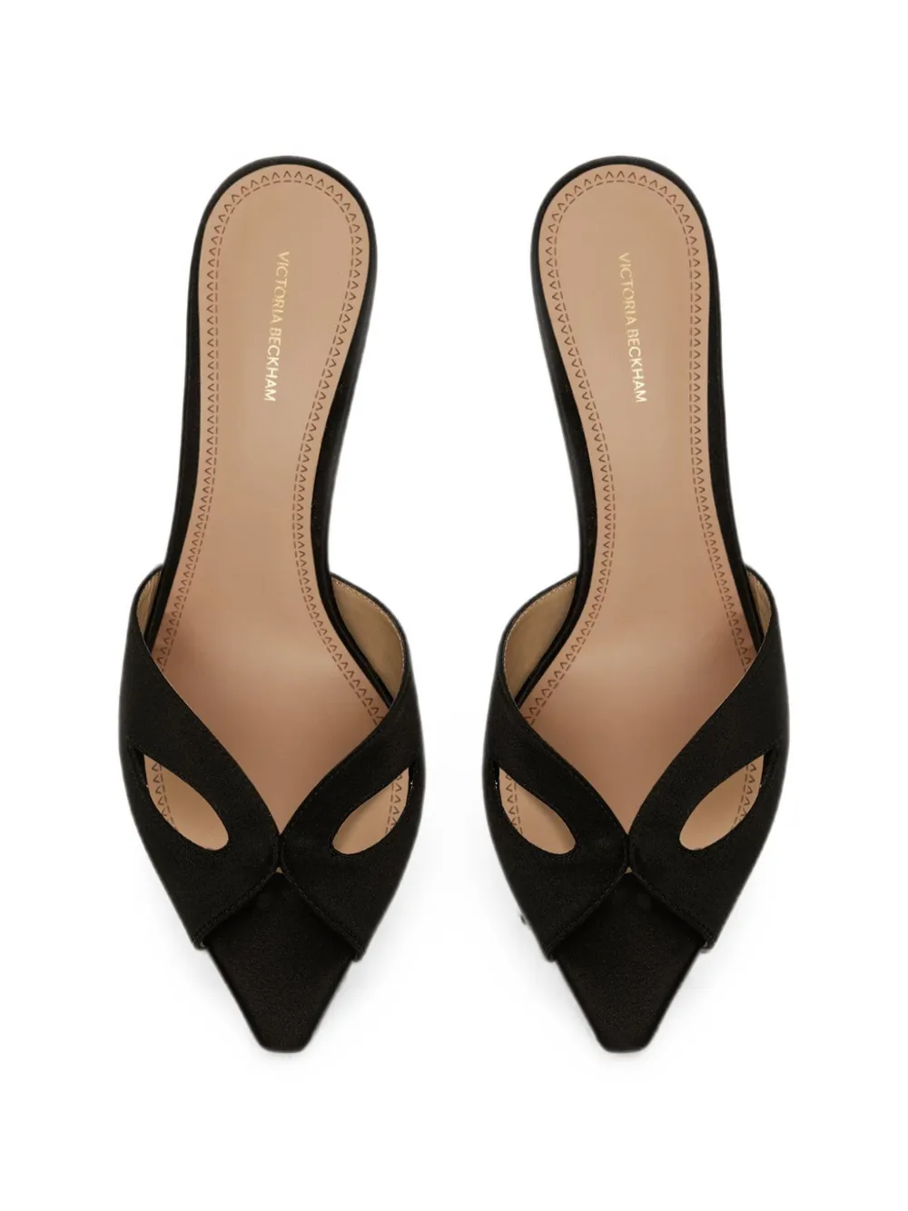 Victoria Beckham Harlow Mask cutout sandals Zwart