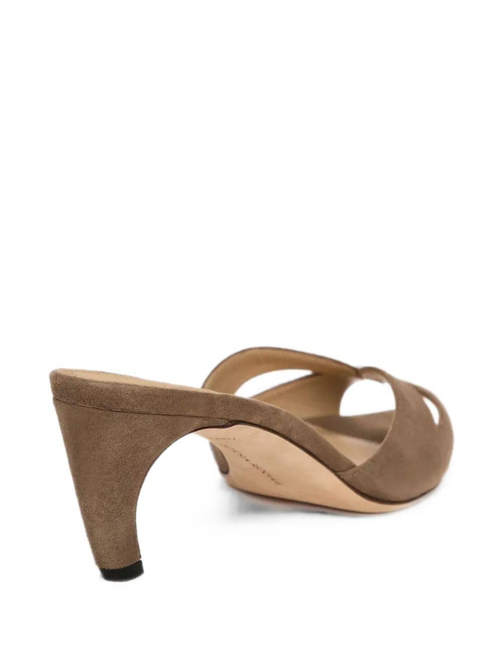 Victoria Beckham Harlow Mask heeled sandals Bruin