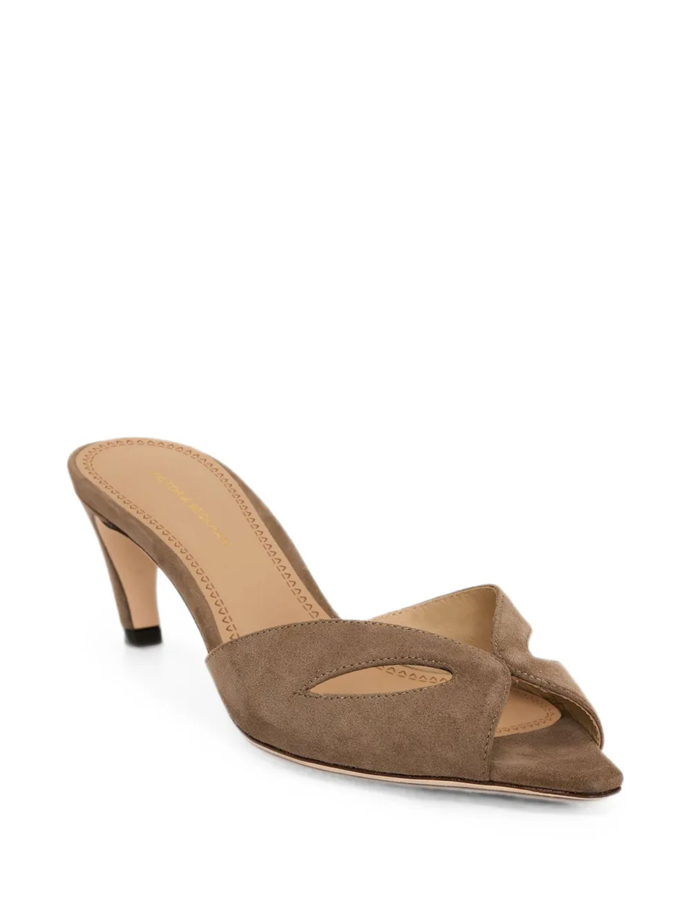 Victoria Beckham Harlow Mask heeled sandals Bruin