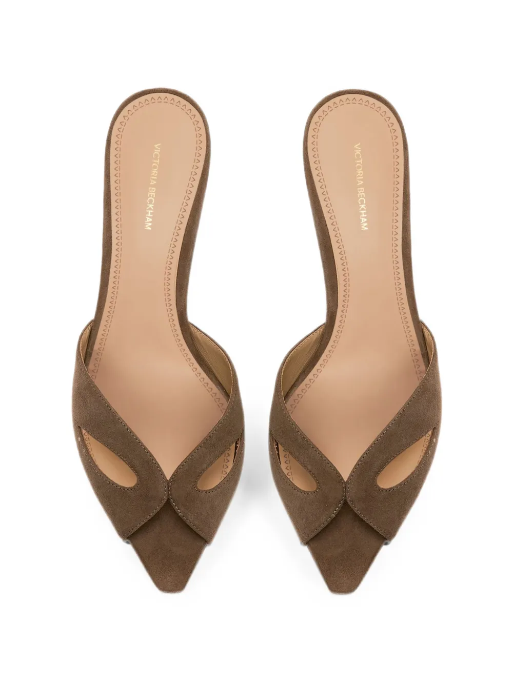Victoria Beckham Harlow Mask heeled sandals Bruin