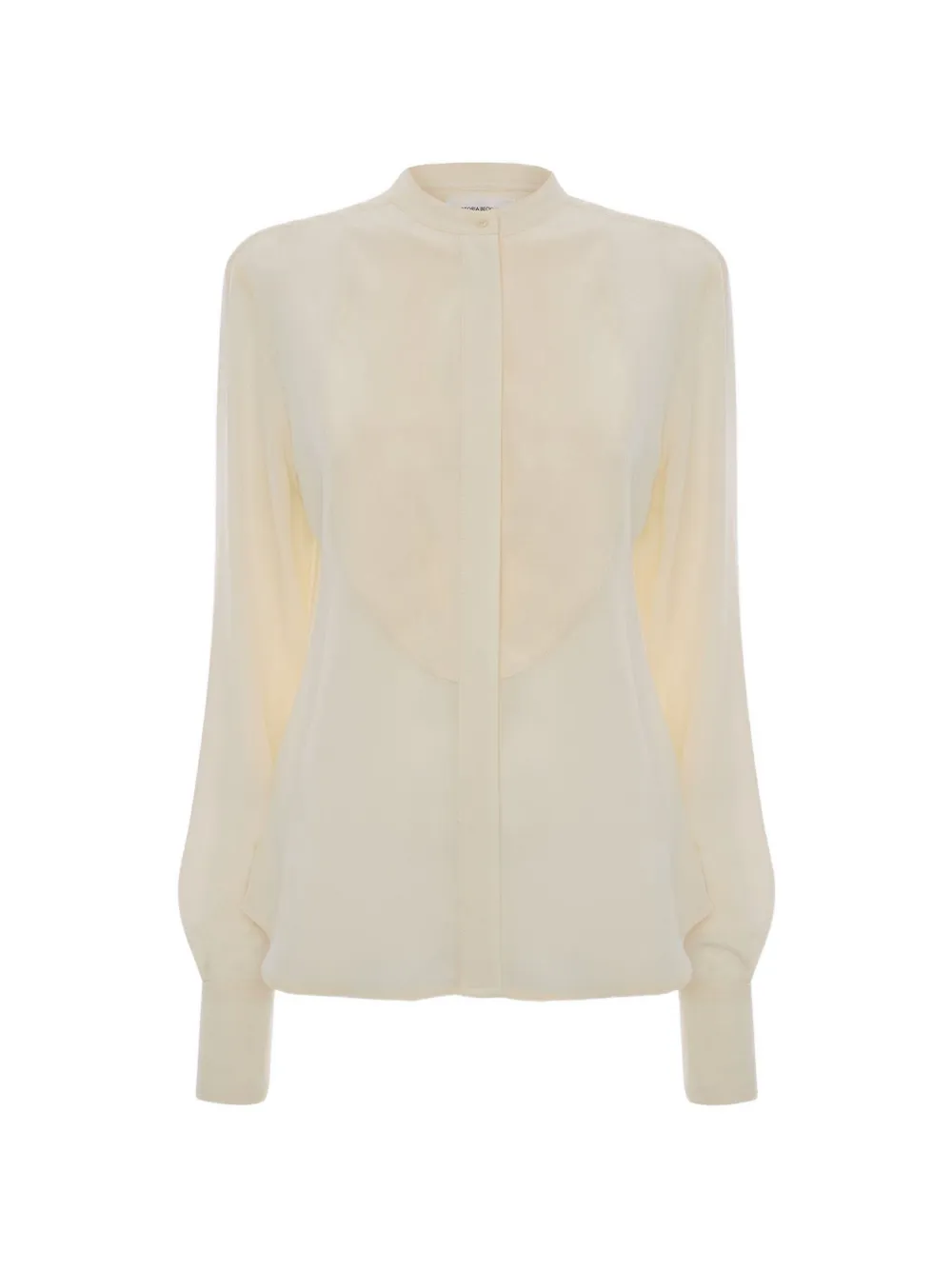 Victoria Beckham bib-detail shirt - Neutrals