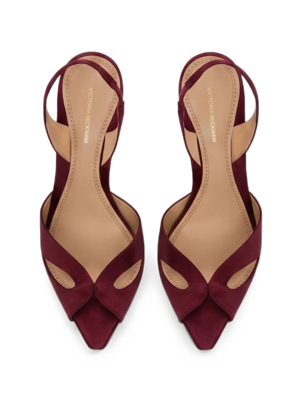 Victoria Beckham Harlow Mask heeled sandals Rood