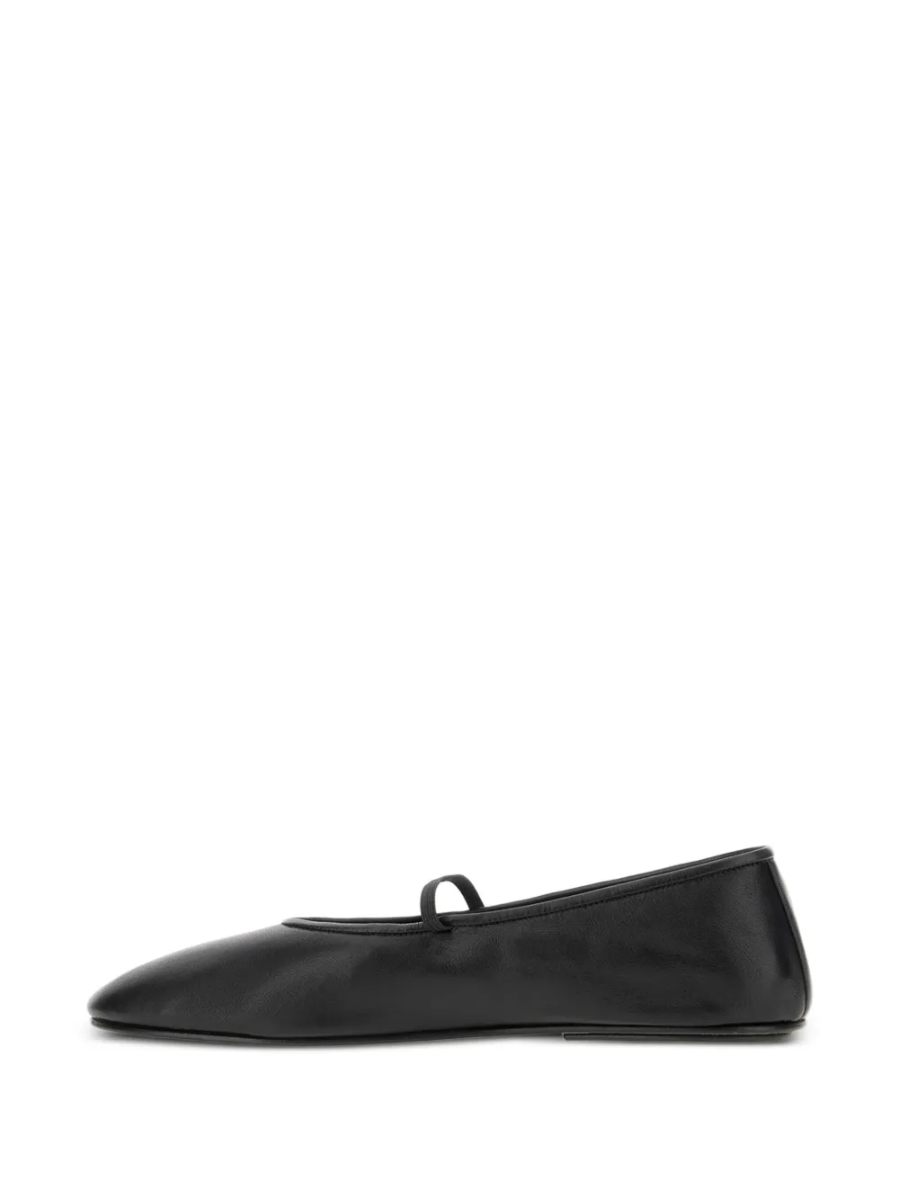 The Row Elastische ballerina's Zwart