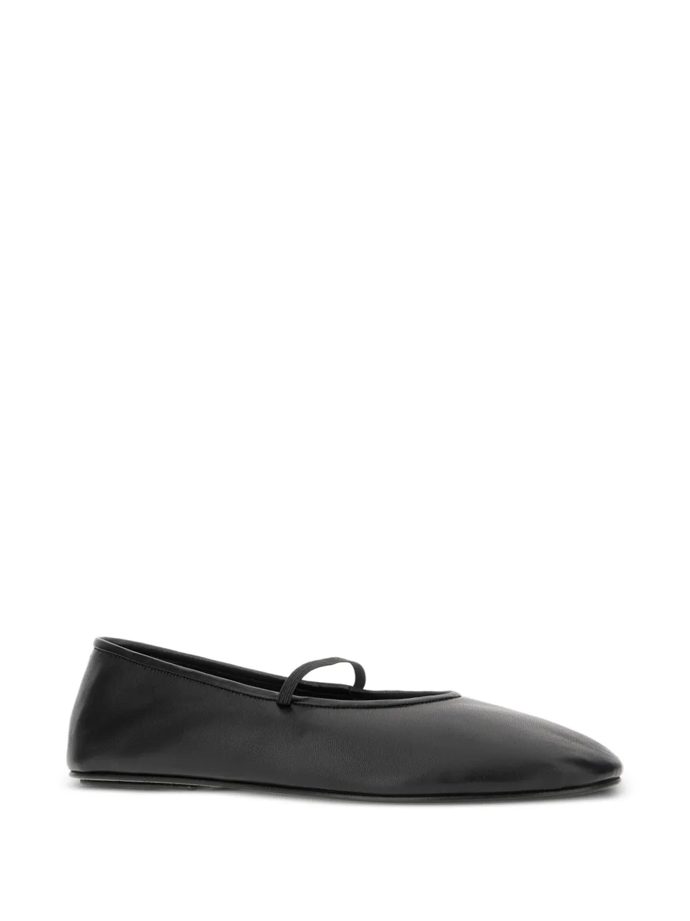 The Row Elastische ballerina's Zwart