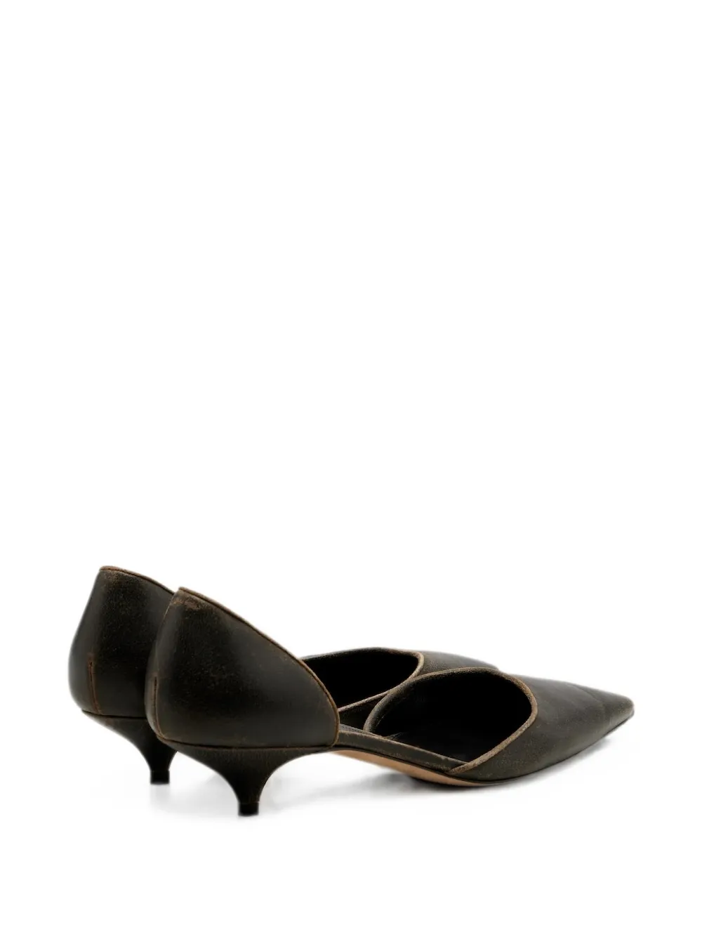 The Row Liisa Kitten d'Orsay pumps Bruin
