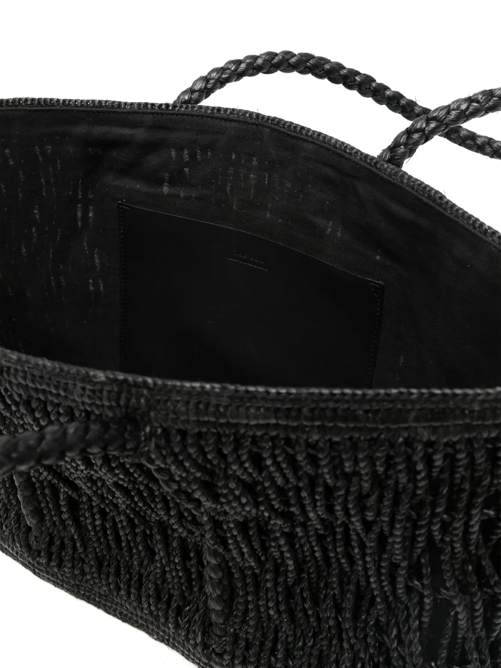 The Row Georgica Tote Bag in Black, view 5
