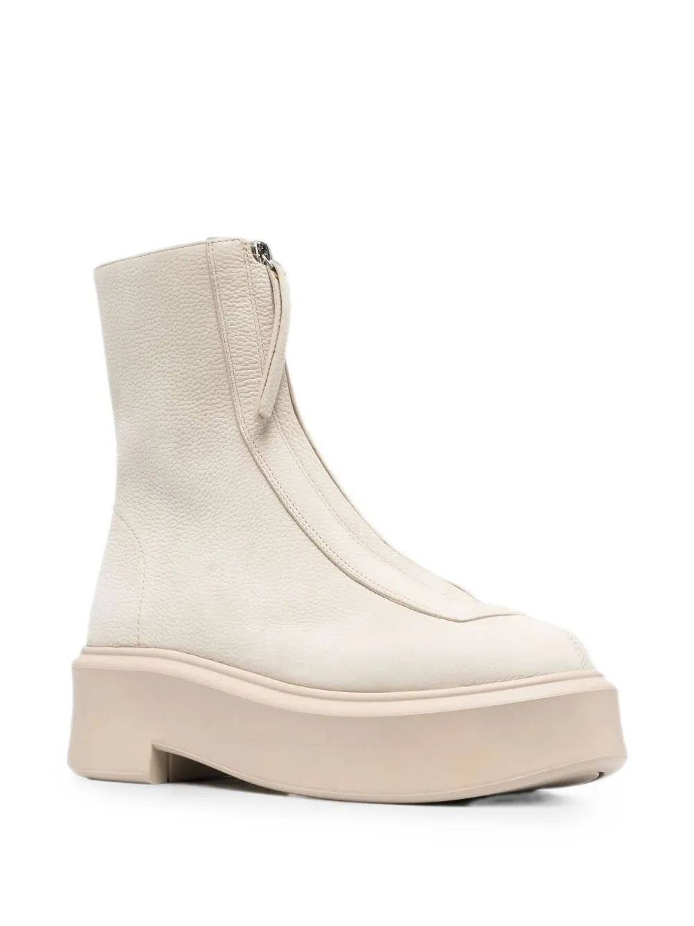 The Row Laarzen met ritssluiting Beige