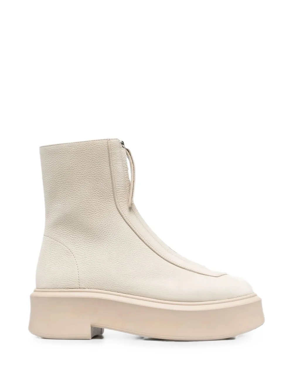 The Row Laarzen met ritssluiting Beige