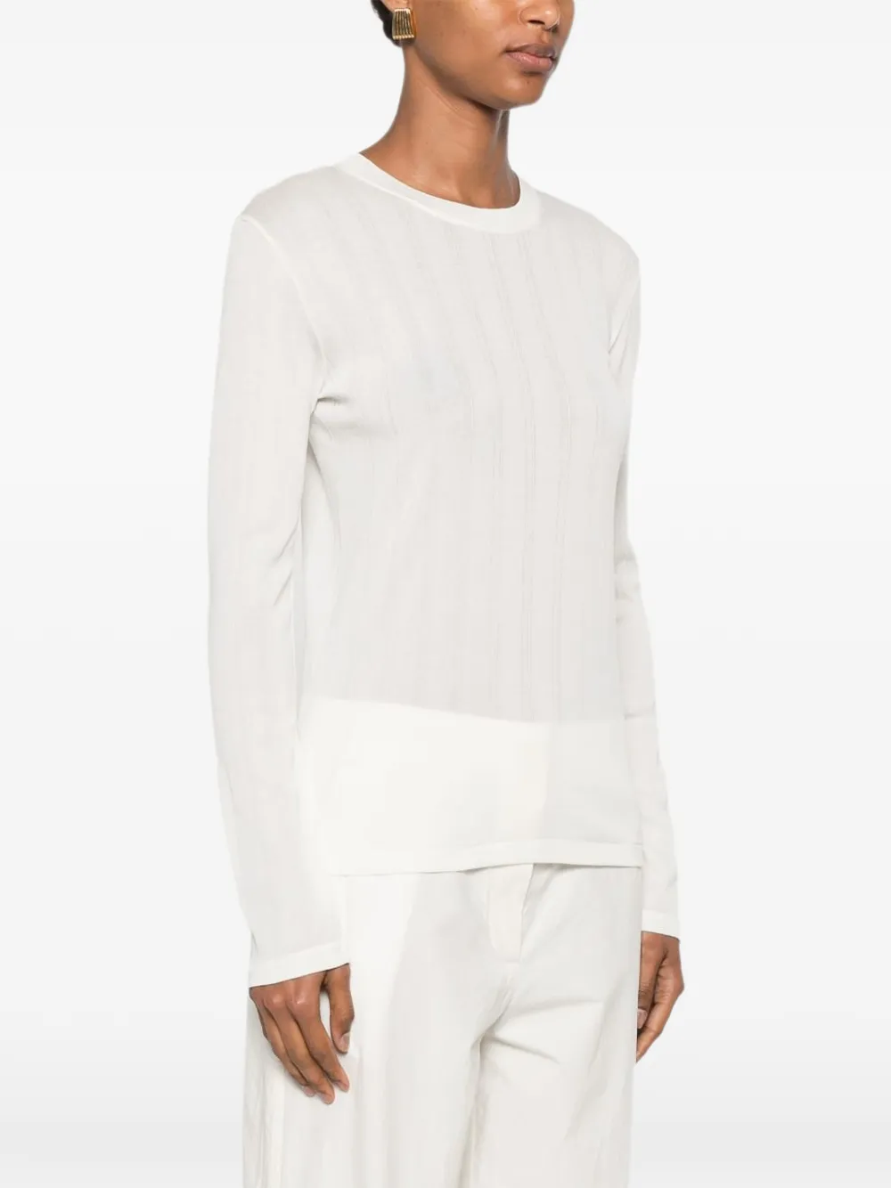 The Row Dantea T-shirt Beige