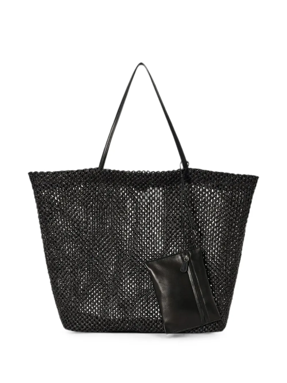 The Row Barn Tote Bag In Black