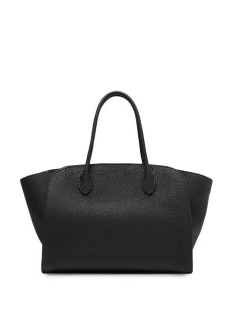 The Row Marlo 12 hammered leather tote bag