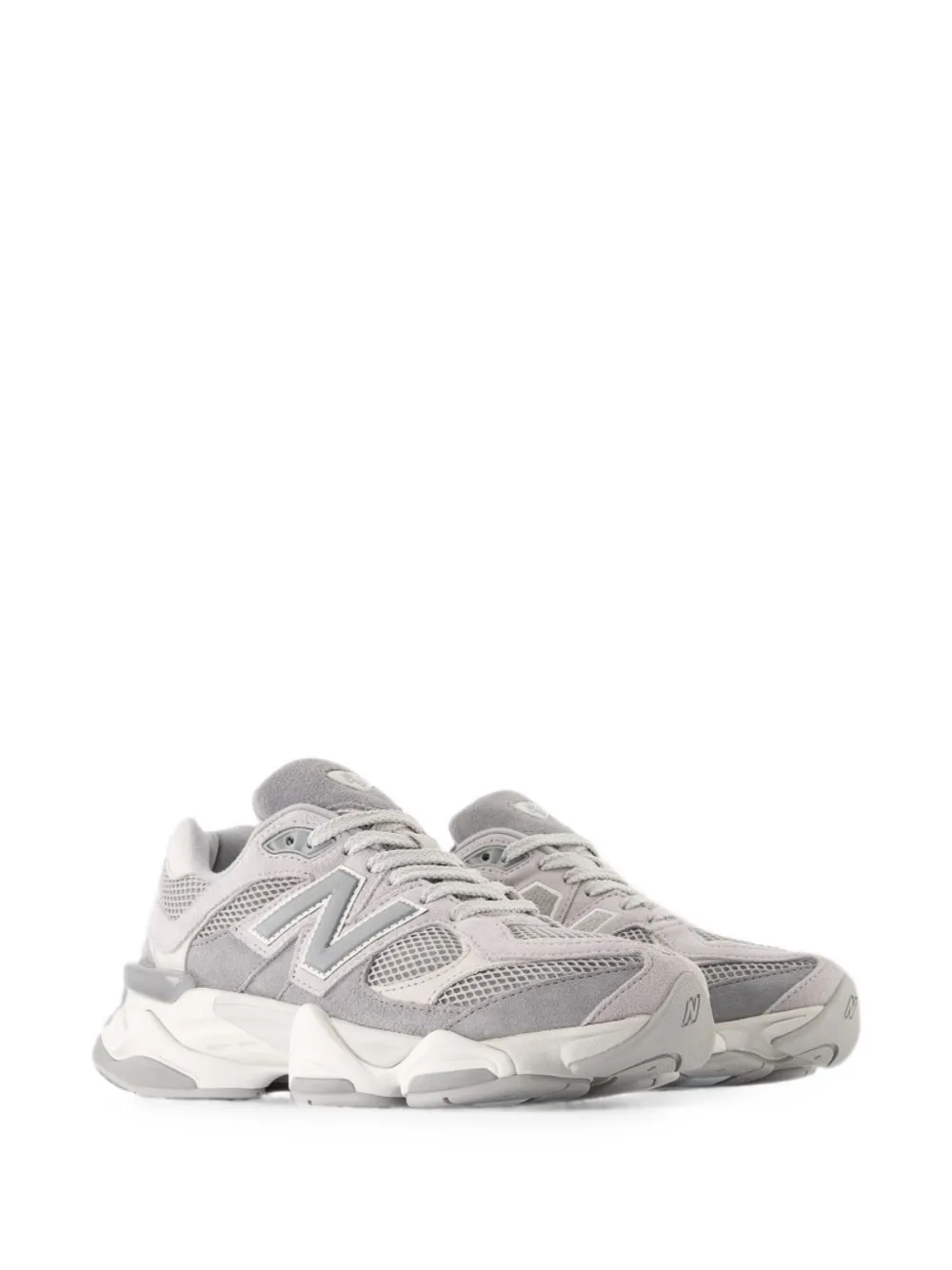 New Balance 9060 mesh-panelled sneakers Grijs