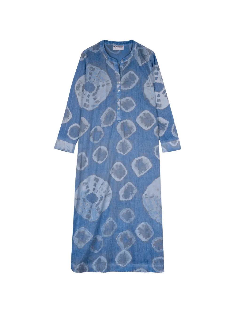 one season Moroccan Foil Bazaar maxi dress - Blu