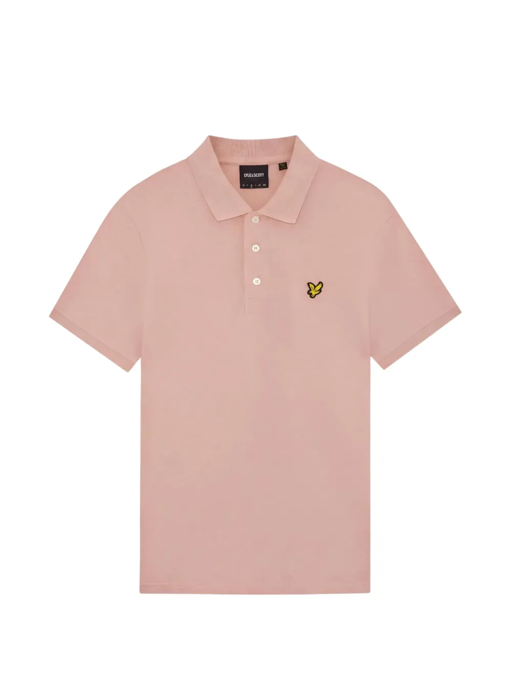 Lyle & Scott Logo-embroidered Polo Shirt In Pink