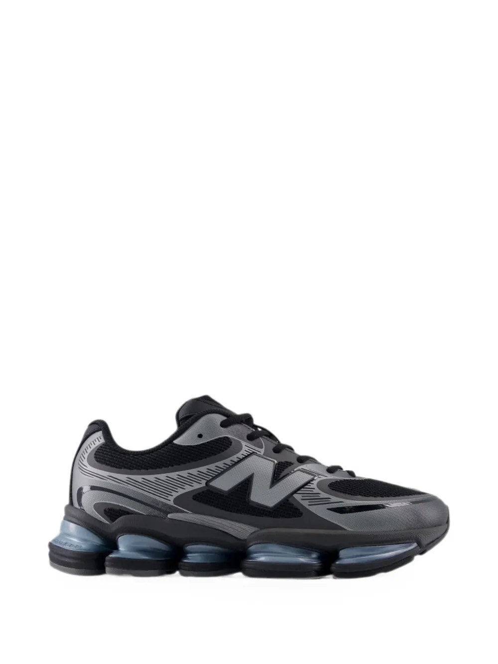 New Balance 9060 mesh-panelled sneakers Grijs