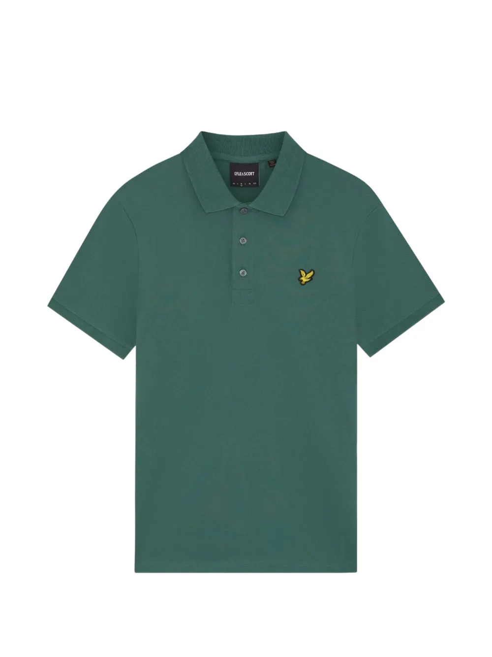 Lyle & Scott embroidered-logo cotton polo shirt - Grün